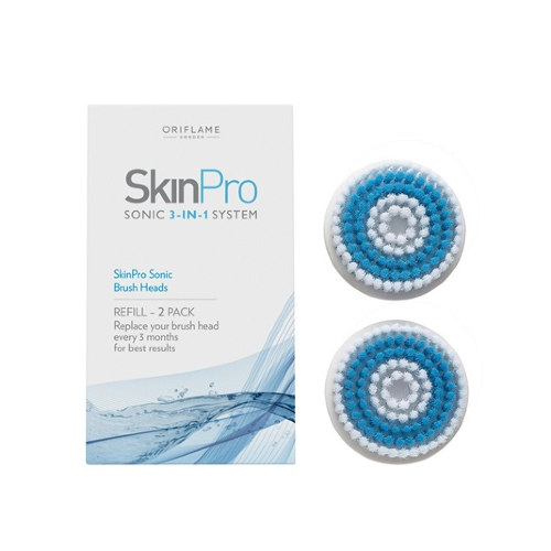 Сменные насадки-щетки SkinPro Sonic Комплект сменных щеток для аппарата SkinPro Sonic 3-в-1 поможет эффективно очищать кожу, подготавливая ее к нанесению ухаживающих средств. Эффективность подтверждена клиническими тестами.