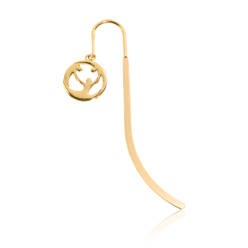 Закладка «Надежда» Изысканная закладка с подвеской, стилизованная под золото. Материал: железо, напыление золотистого цвета.