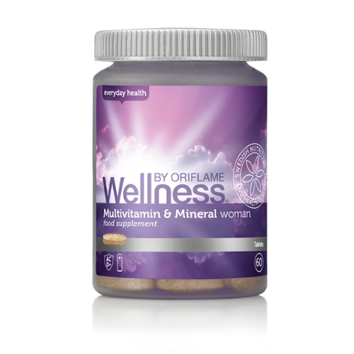 Комплекс «Мультивитамины и минералы» для женщин Идеально сбалансированная формула из 12 витаминов и 10 минералов, специально разработанная с учетом ежедневных потребностей женского организма.